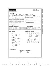74LVX132 datasheet pdf Fairchild Semiconductor
