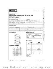74LVX240 datasheet pdf Fairchild Semiconductor