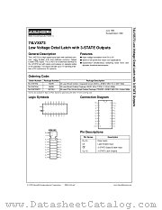 74LVX573 datasheet pdf Fairchild Semiconductor
