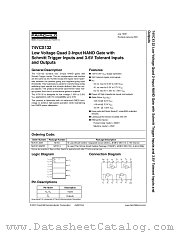 74VCX132 datasheet pdf Fairchild Semiconductor