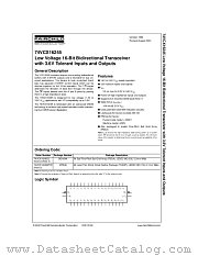 74VCX16245 datasheet pdf Fairchild Semiconductor