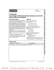 74VCX16501 datasheet pdf Fairchild Semiconductor