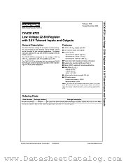74VCX16722 datasheet pdf Fairchild Semiconductor