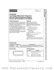 74VCX2245 datasheet pdf Fairchild Semiconductor