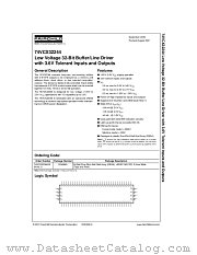 74VCX32244 datasheet pdf Fairchild Semiconductor
