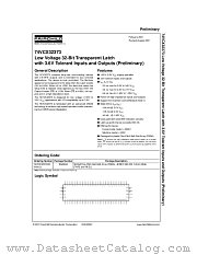 74VCX32373 datasheet pdf Fairchild Semiconductor