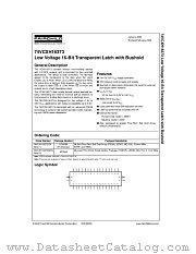 74VCXH16373 datasheet pdf Fairchild Semiconductor