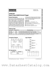 74VHC132 datasheet pdf Fairchild Semiconductor