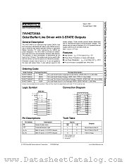 74VHCT245A datasheet pdf Fairchild Semiconductor