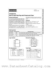 74VHCT74A datasheet pdf Fairchild Semiconductor
