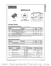 BAR43 datasheet pdf Fairchild Semiconductor