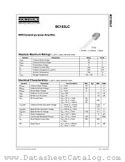 BC183LC datasheet pdf Fairchild Semiconductor