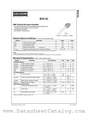 BC213L datasheet pdf Fairchild Semiconductor