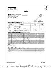 BC516 datasheet pdf Fairchild Semiconductor