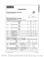 BC636 datasheet pdf Fairchild Semiconductor