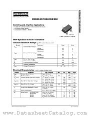 BC859 datasheet pdf Fairchild Semiconductor