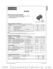 BCW30 datasheet pdf Fairchild Semiconductor