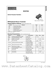 BCX70G datasheet pdf Fairchild Semiconductor