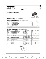BCX71G datasheet pdf Fairchild Semiconductor