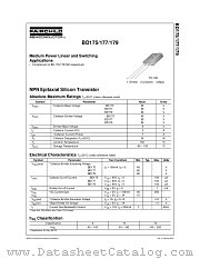 BD175 datasheet pdf Fairchild Semiconductor