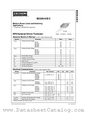BD239A datasheet pdf Fairchild Semiconductor