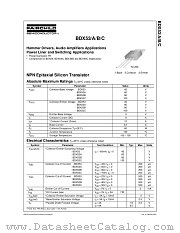 BDX53A datasheet pdf Fairchild Semiconductor