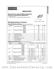 BDX54C datasheet pdf Fairchild Semiconductor