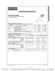 BF245A datasheet pdf Fairchild Semiconductor