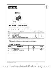 BSS64 datasheet pdf Fairchild Semiconductor