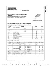 BU806 datasheet pdf Fairchild Semiconductor