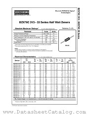 BZX79C13 datasheet pdf Fairchild Semiconductor