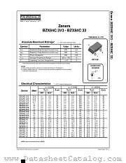 BZX84C27 datasheet pdf Fairchild Semiconductor