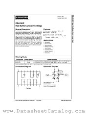 CD4010C datasheet pdf Fairchild Semiconductor