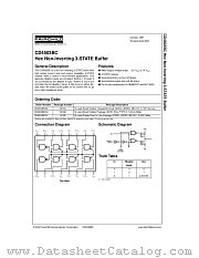 CD4503BC datasheet pdf Fairchild Semiconductor