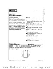 CD4541BC datasheet pdf Fairchild Semiconductor