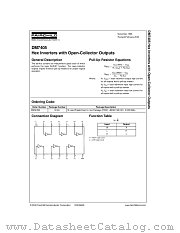 DM7405 datasheet pdf Fairchild Semiconductor