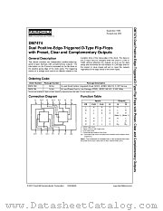 DM7474 datasheet pdf Fairchild Semiconductor