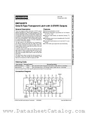 DM74AS373 datasheet pdf Fairchild Semiconductor