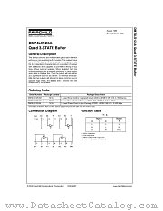 DM74LS125A datasheet pdf Fairchild Semiconductor