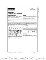 DM74LS243 datasheet pdf Fairchild Semiconductor