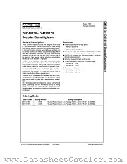 DM74S138 datasheet pdf Fairchild Semiconductor