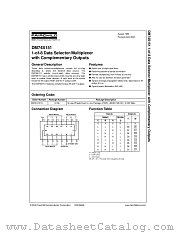 DM74S151 datasheet pdf Fairchild Semiconductor