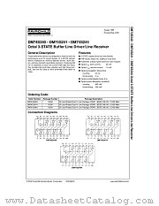 DM74S240 datasheet pdf Fairchild Semiconductor
