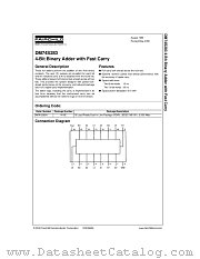 DM74S283 datasheet pdf Fairchild Semiconductor