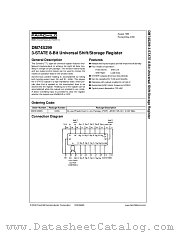 DM74S299 datasheet pdf Fairchild Semiconductor