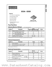 ES3A datasheet pdf Fairchild Semiconductor