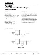 FAN1537A datasheet pdf Fairchild Semiconductor