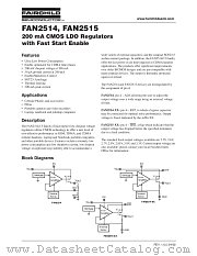 FAN2514 datasheet pdf Fairchild Semiconductor
