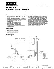 FAN5063 datasheet pdf Fairchild Semiconductor