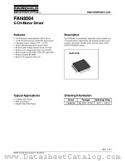 FAN8004 datasheet pdf Fairchild Semiconductor